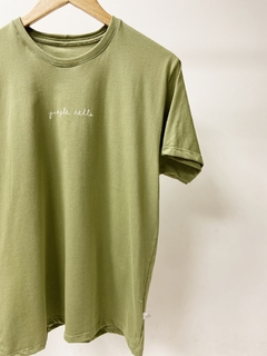 Pronta entrega - Camiseta adulta manga curta jingle bells oliva - comprar online