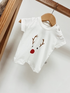 Pronta Entrega - Camiseta baby manga curta off Estampa rena na internet