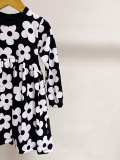 Pronta entrega - Vestido Mullet manga longa flowers na internet