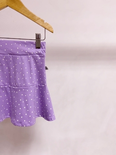 Pronta entrega - Saia babado mini poá - comprar online