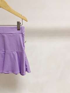 Pronta entrega - Saia kids babado Lilac - comprar online
