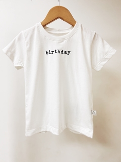 Pronta entrega - Camiseta manga curta Birthday