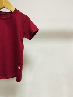 Pronta entrega - Camiseta manga curta Marsala - comprar online