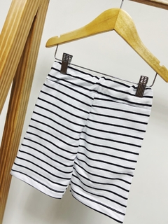 Pronta entrega - Bermuda Jogger kids Estampa listras na internet