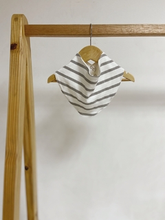 Pronta entrega - Bandana listra cinza pedra - comprar online