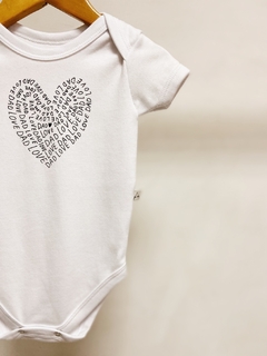 Pronta entrega - Body LOVE DAD branco - You Boy Kids