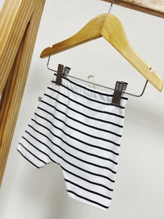 Pronta entrega - Bermuda baby listras na internet