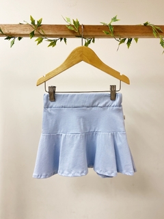 Pronta entrega - Saia babado Aqua - You Boy Kids