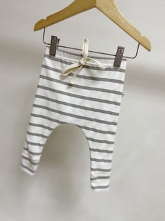 Pronta entrega - calça baby harem listra cinza pedra - You Boy Kids