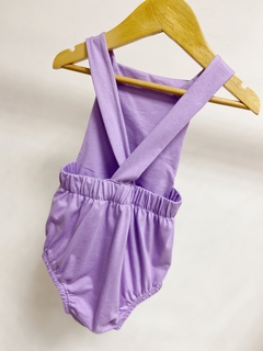 Pronta entrega - Romper baby liso lilac - You Boy Kids