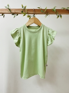 Pronta entrega - Blusa babado verde fabula