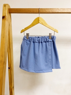 Pronta entrega - Shorts saia kids denim