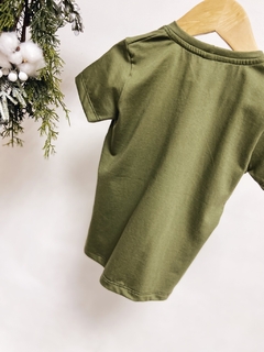 Pronta entrega - Camiseta manga curta kids verde cactus - You Boy Kids