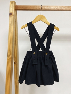 Pronta entrega - Salopete alça kids preta - comprar online