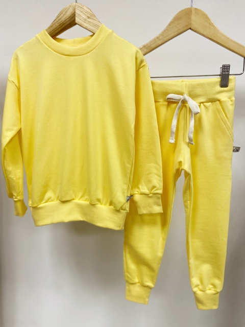 PRONTA ENTREGA - Conjunto kids moletinho yellow - comprar online