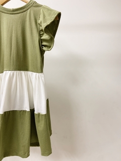 Imagem do Pronta entrega - Vestido Mullet manga babado two colors