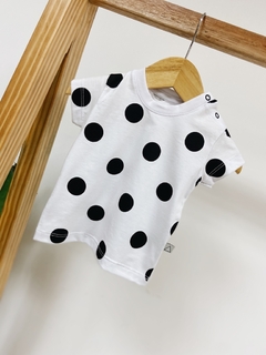 Pronta entrega - Camiseta baby manga curta bolas