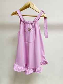 Pronta entrega - Macaquinho com bolso liso basics ternura - You Boy Kids