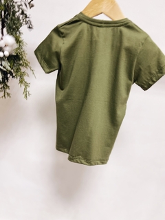 Pronta entrega - Camiseta manga curta kids verde cactus na internet