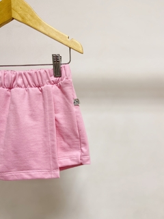 Pronta entrega - Shorts saia kids moletinho blue - You Boy Kids