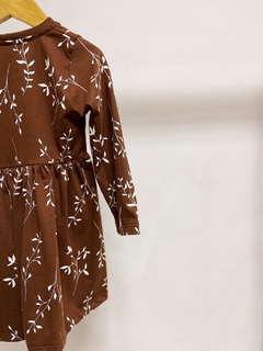 Imagem do Pronta entrega - Vestido Mullet manga longa arabesco