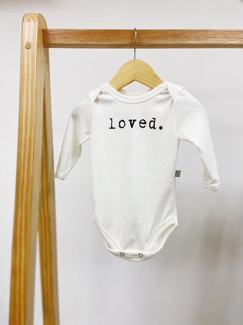 PRONTA ENTREGA - Body manga longa LOVED. off