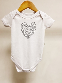 Pronta entrega - Body LOVE DAD branco - comprar online