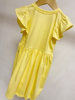 Pronta entrega - Vestido Mullet kids manga babado yellow - comprar online