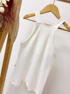 Pronta entrega - Jardineira curta kids block off