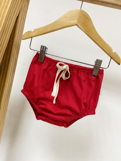 Pronta entrega - Bloomer liso basics vermelho - comprar online