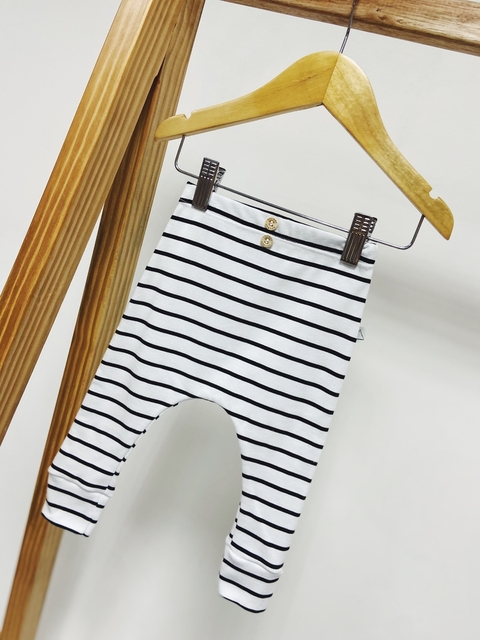 Pronta entrega - Calça Baby Harém com botões Listras