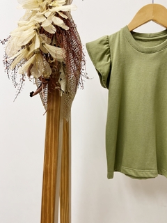 Pronta entrega - Blusa babado oliva - comprar online