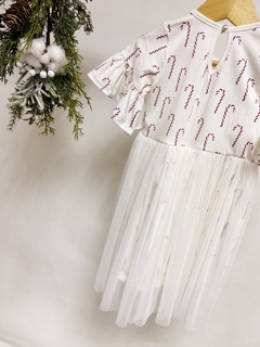 Pronta entrega - Vestido Mullet manga curta com babado saia tule bengalinhas marsala botão pérola na internet