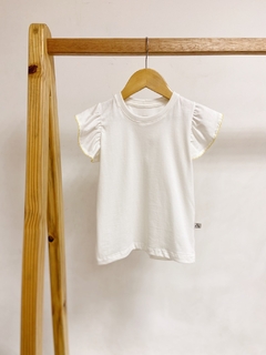 Pronta entrega - blusa babado off picueta yellow na internet