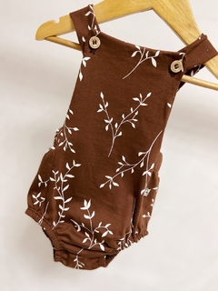 Pronta entrega - Romper baby com botões arabesco - comprar online