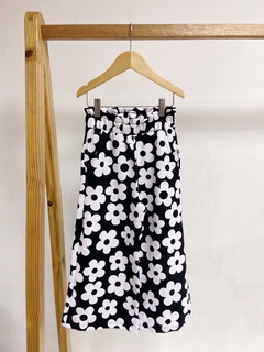 Pronta entrega - Calça pantalona moletinho flowers na internet