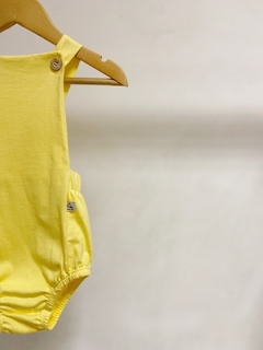 Pronta entrega - Romper baby liso yellow - comprar online