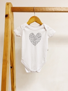 Pronta entrega - Body LOVE DAD branco