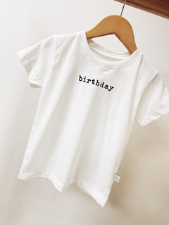 Pronta entrega - Camiseta manga curta Birthday - You Boy Kids