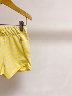 Pronta entrega - Shorts cintura alta moletinho yellow - comprar online