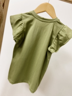 Pronta entrega - Blusa babado oliva - loja online