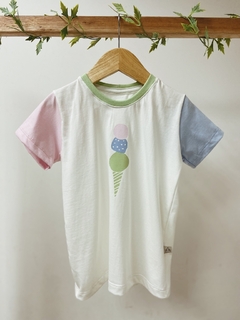 Imagem do Pronta entrega - Camiseta divertida SORVETE three colors