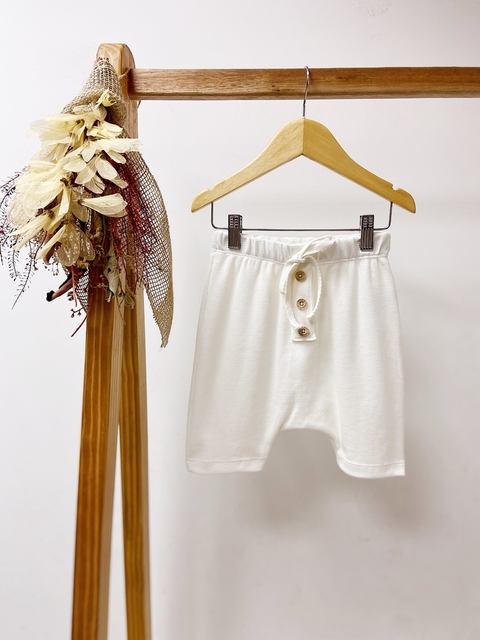 Pronta entrega - Bermuda saruel kids com botões block off