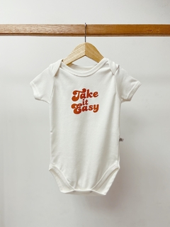 Pronta entrega - Body manga curta off take it easy - You Boy Kids