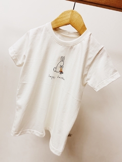 Pronta entrega - camiseta manga curta kids happy easter