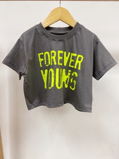 Pronta entrega - Cropped over forever young - comprar online