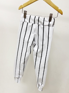Pronta entrega - Calça Jogger kids moletinho estampada listra retrô - loja online
