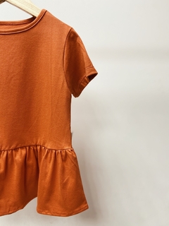 pronta entrega - Bata kids manga curta telha - You Boy Kids