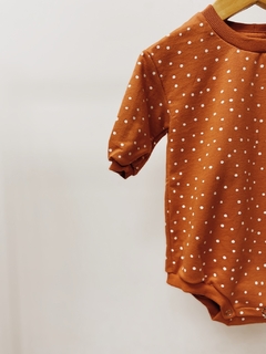 Pronta entrega - romper oversized baby Estampado mini bolinhas - You Boy Kids