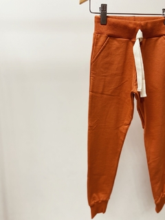 pronta entrega - Calça jogger baby bolso lateral moletinho telha na internet